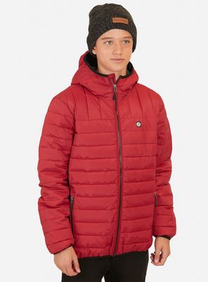 Parka Básica Roja Niño