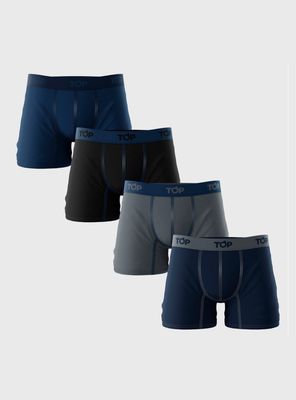 Pack 4 Bóxer Color Classic