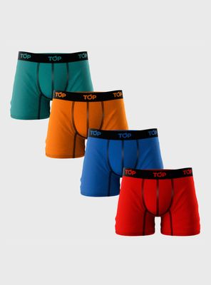 Imagen 1 del producto Pack 4 Bóxer Color Bassic