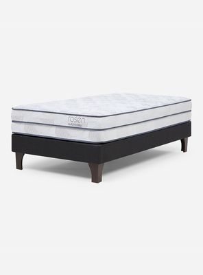 Imagen 1 del producto Cama Europea Autonomy Sky 1.5 Plazas Patas de Madera