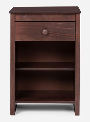 Velador Ferrara 1 Cajón Chocolate