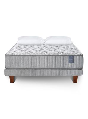 Imagen 2 del producto Cama Europea Hybrid King Visco Base Dividida + Almohada 50x90 cm