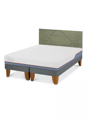 Cama Europea 2 Plazas Excellence Plus Base Dividida
