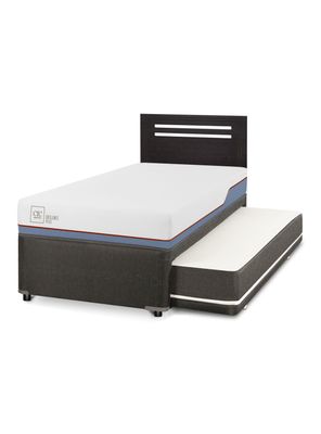 Diván Excellence Plus Black 1.5 Plazas Respaldo Múnich Negro