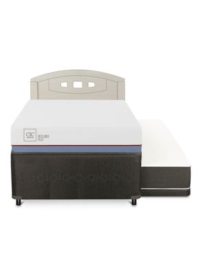 Imagen 2 del producto Diván Excellence Plus Black 1.5 Plazas Respaldo Gales Alpino