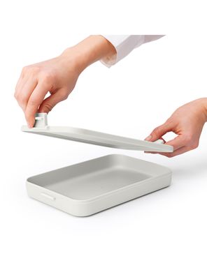 Imagen 2 del producto Contenedor Almuerzo Make & Take Plano Light Grey 1.1 Litros