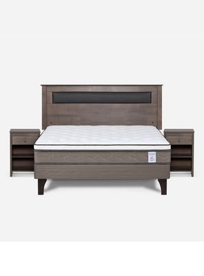 Imagen 2 del producto Cama Europea New Style 6 2 Plazas + Respaldo + Veladores