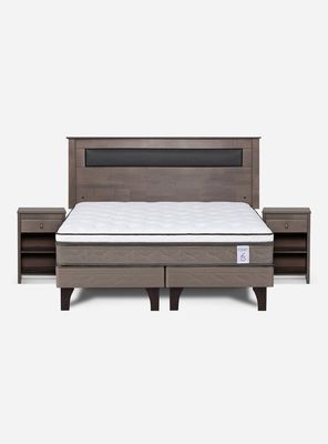 Imagen 2 del producto Cama Europea New Style 6 2 Plazas Base Dividida + Set de Muebles Ferrara