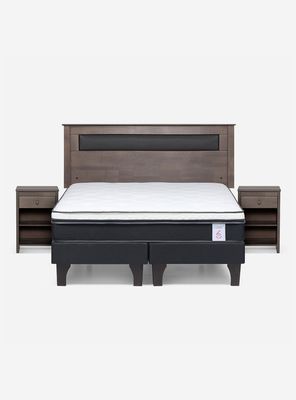 Imagen 2 del producto Cama Europea New Style 6 2 Plazas Base Dividida + Set de Muebles Ferrara