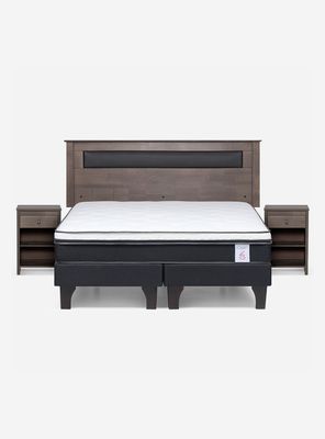 Imagen 2 del producto Cama Europea New Style 6 King + Respaldo + Velador
