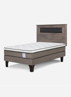 Imagen 1 del producto Cama Europea New Style 6 1 Plaza + Respaldo