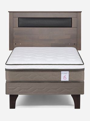 Imagen 2 del producto Cama Europea New Style 6 1 Plaza + Respaldo