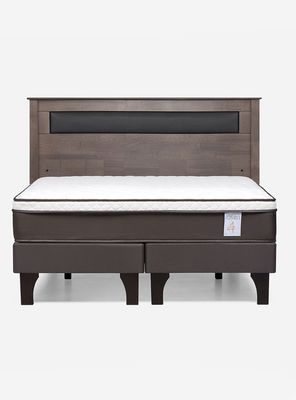 Imagen 2 del producto Cama Europea New Style 4 Plus Base Dividida 2 Plazas + Respaldo