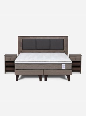 Imagen 2 del producto Cama Europea New Style 6 Base Dividida 2 Plazas + Muebles