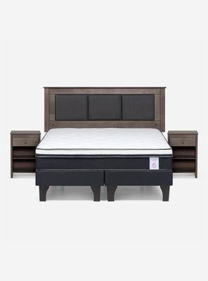 Imagen 2 del producto Cama Europea New Style 6 Base Dividida 2 Plazas + Muebles