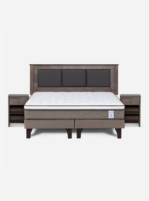 Imagen 2 del producto Cama Europea New Style 6 King + Respaldo + Veladores