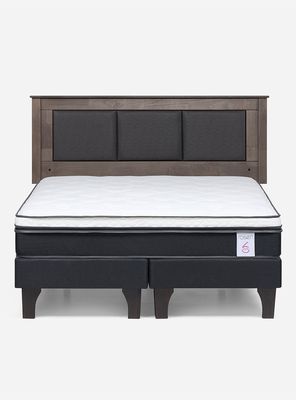 Imagen 2 del producto Cama Europea New style 6 2 Plazas Base Dividida + Respaldo