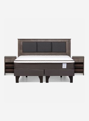 Imagen 2 del producto Camas Europeas New Style 4 Plus King Respaldo + Veladores