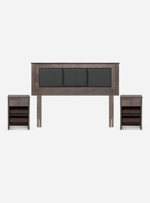 Imagen 1 del producto Set de Muebles Rachel 2 Plazas Gris