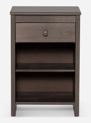 Velador Ferrara 1 Cajón Gris