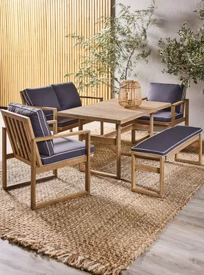 Juego de Living Terraza Kondey 6 Personas