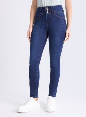 Jeans Pretina Ancha 3 Botones