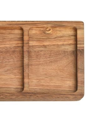 Imagen 2 del producto Tabla 30x15 cm Acacia Rustica 3 Divisiones