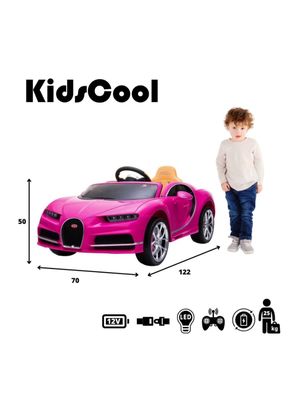 Imagen 2 del producto Auto a Batería Bugatti 12 Volts Rosado