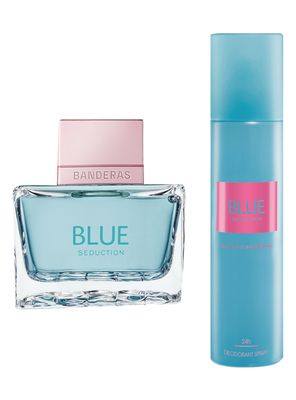 Imagen 1 del producto Set Perfume Blue Seduction EDT Mujer 80 ml + 24h Desodorante Spray 150 ml