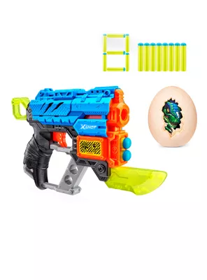 Lanzador de Dardos Dino Attack Extinct 8 Dardos + 1 Huevo