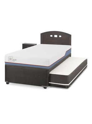 Diván Excellence Plus Black 1.5 Plazas Set Gales Gris