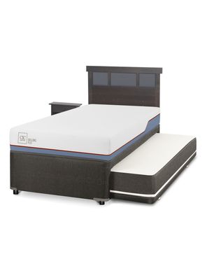 Diván Excellence Plus Black 1.5 Plazas Set Dublin Gris