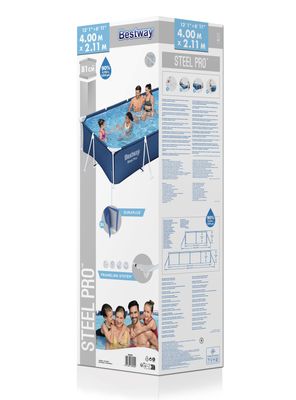 Imagen 2 del producto Piscina Desmontable Rectangular Steel Pro 4 x 2.11 x 0.81 m