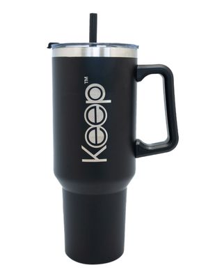 Mug Térmico Acero Inoxidable 40 Oz Negro