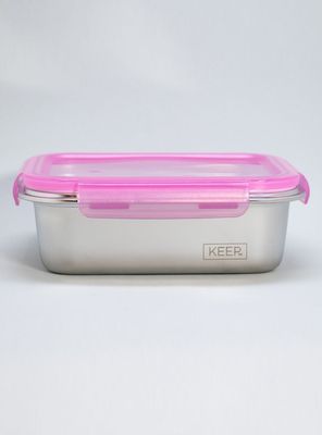 Hermético Metálico 1300 ml Rosado