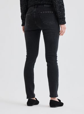 Imagen 2 del producto Jeans Skinny  con Tachas en Bolsillos