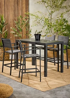 Set Muebles Terraza Bar 4 Personas