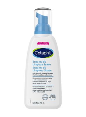 Limpiador Facial Espuma Pieles Sensibles Cetaphil 236ml