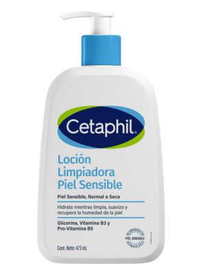 Gel Limpiador Facial para Piel Sensible Cetaphil 473ml