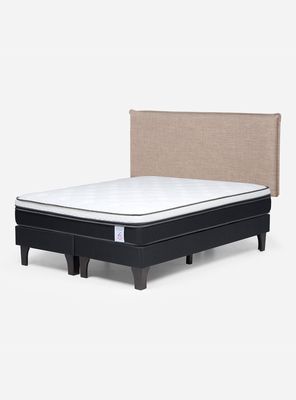 Imagen 1 del producto Cama Europea New Style 6 Base Dividida 2 Plazas + Respaldo