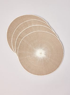 Set 4 Individuales Gris 38 cm