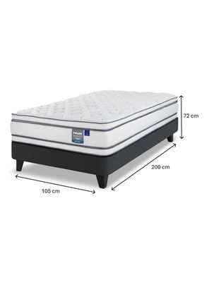 Imagen 2 del producto Cama Europea Majesty 1.5 Plazas + Respaldo Modern