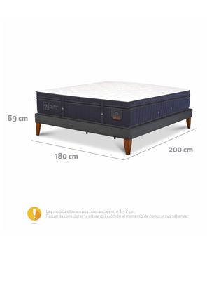 Imagen 2 del producto Cama Europea Box Super Premium King Base Normal