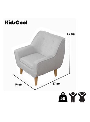 Imagen 2 del producto Sillón Infantil Mimo Gris