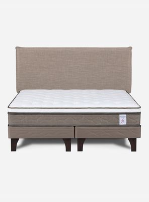 Imagen 2 del producto Cama Europea New Style King + Respaldo Maurice Beige