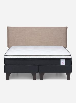 Imagen 2 del producto Cama Europea New Style King + Respaldo Maurice Beige