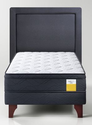 Imagen 2 del producto Cama Europea 1 Plaza Plus + Respaldo