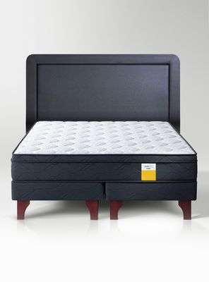 Imagen 2 del producto Cama Europea 2 Plazas Base Dividida Plus + Respaldo
