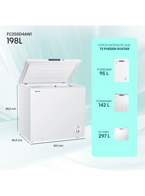 Imagen 2 del producto Freezer Horizontal Frío Directo 198 Litros FC258D4AW1 Dual Function