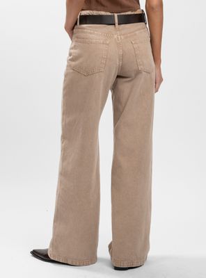 Imagen 2 del producto Jeans Wide Leg Tiro Alto Josefa Beige